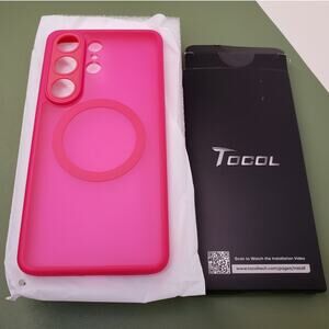 TOCOL Magnetic Case for Samsung Galaxy S26 Ultra - Hot Pink MagSafe Cover